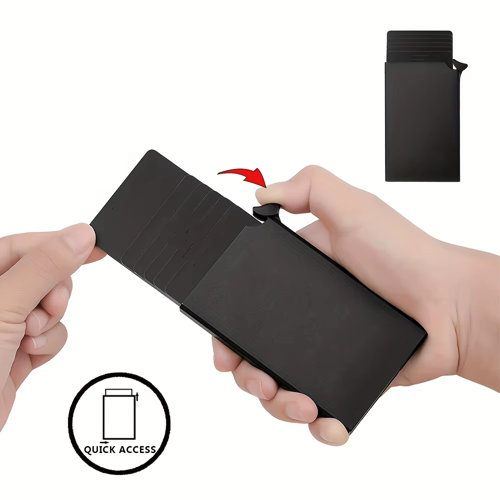 Porte-carte de crédit en aluminium pour hommes