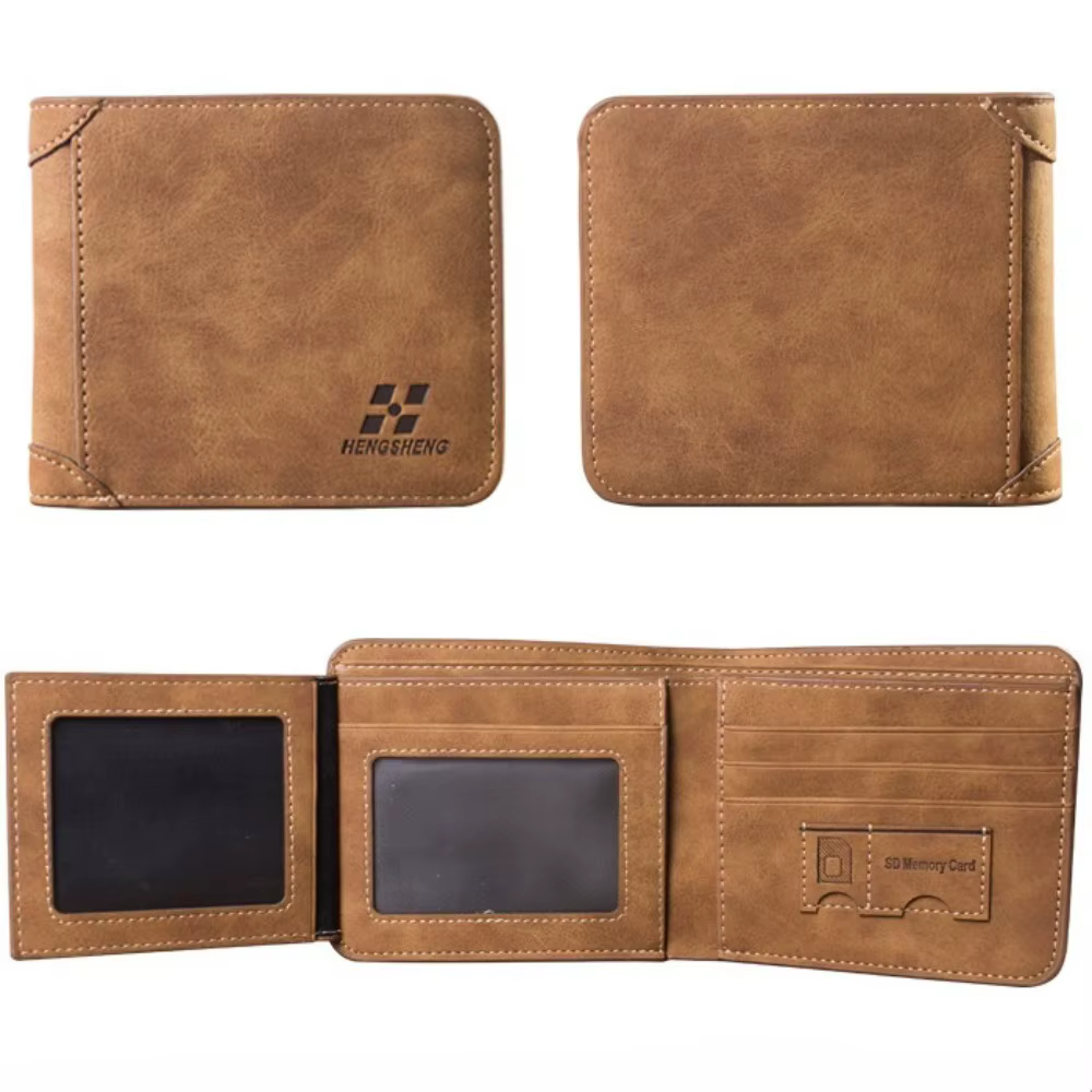 Portefeuille en cuir pour hommes