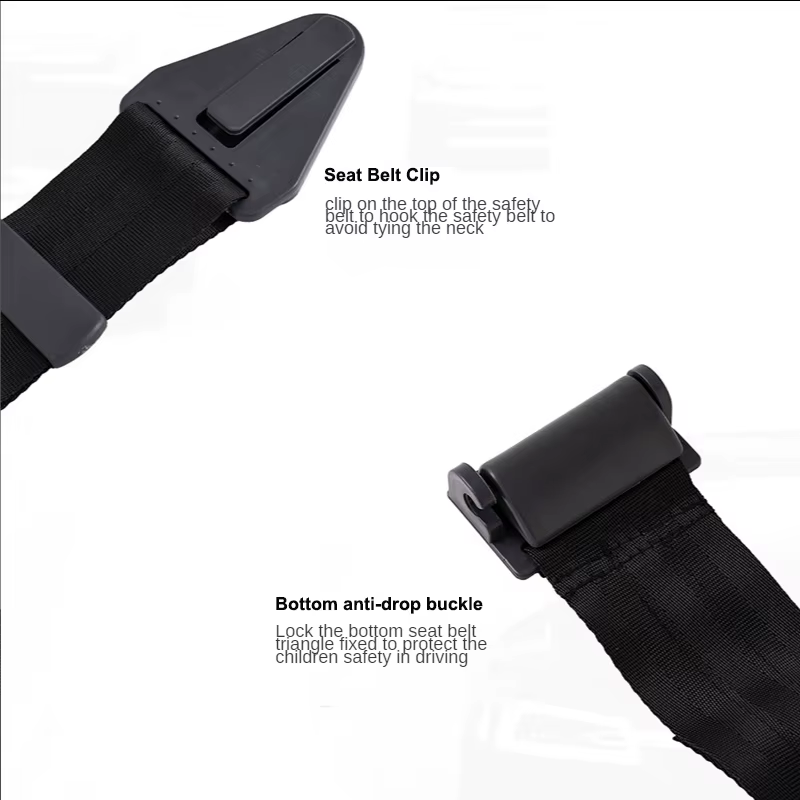 Ajusteur de ceinture de sécurité enfant, fixation anti-coup de manchette, boucle de ceinture de sécurité pour enfants