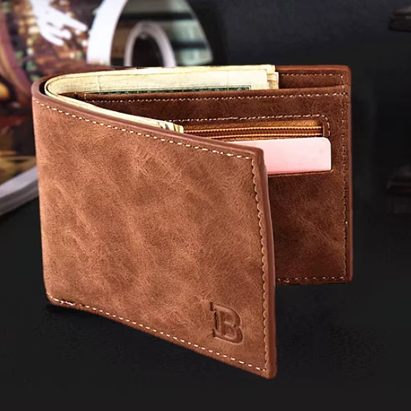 Portefeuille Personnalisé avec Noms pour Homme, Accessoire de Styliste