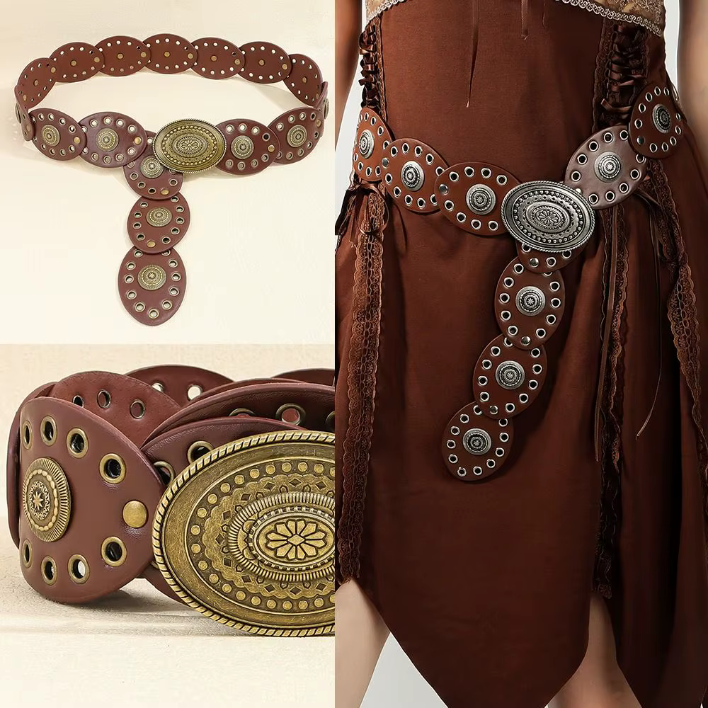 Ceinture à disque creux pour femme