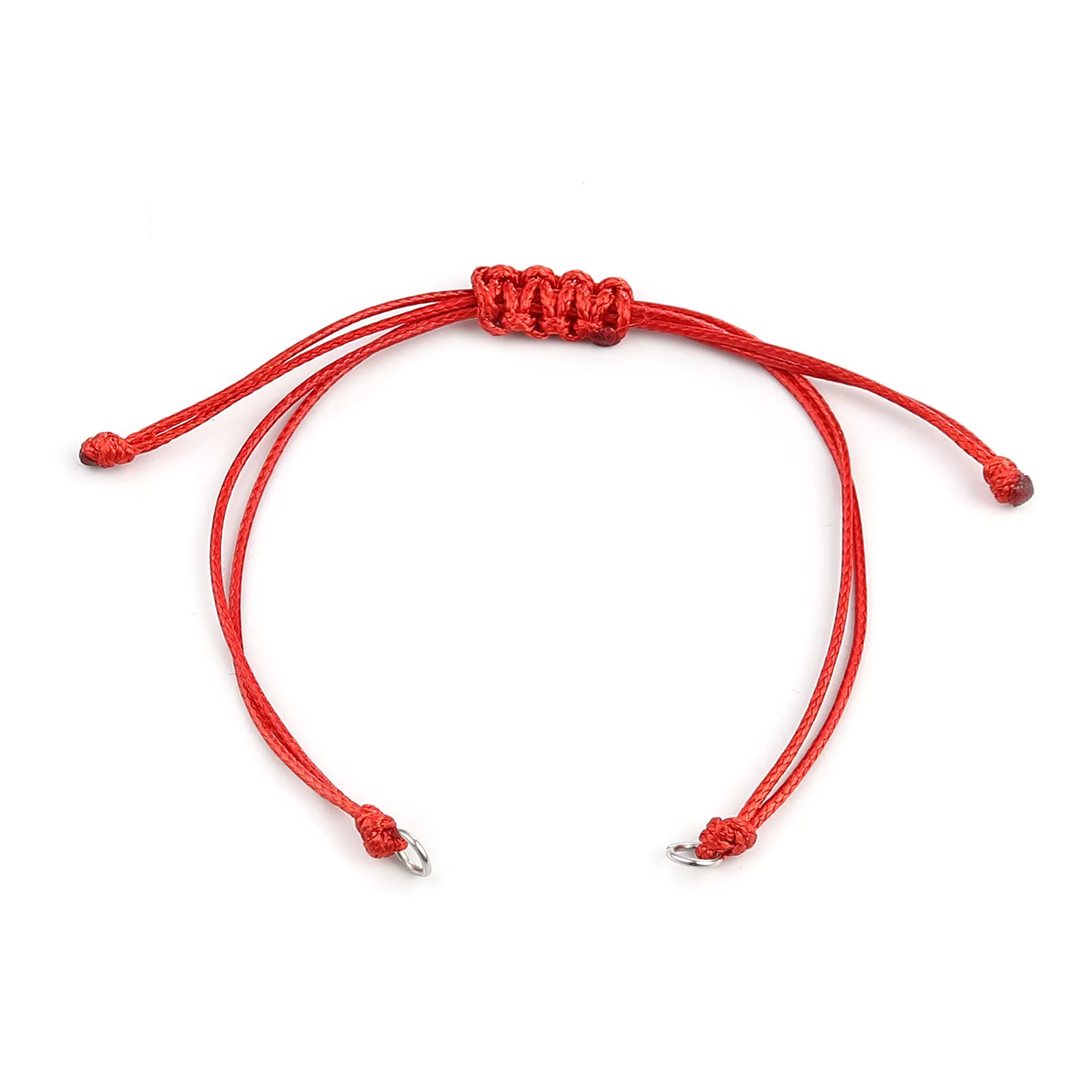Bracelets tressés faits à la main en polyester avec nœuds porte-bonheur, ULmulticolore, accessoires de tressage réglables, 5 pièces