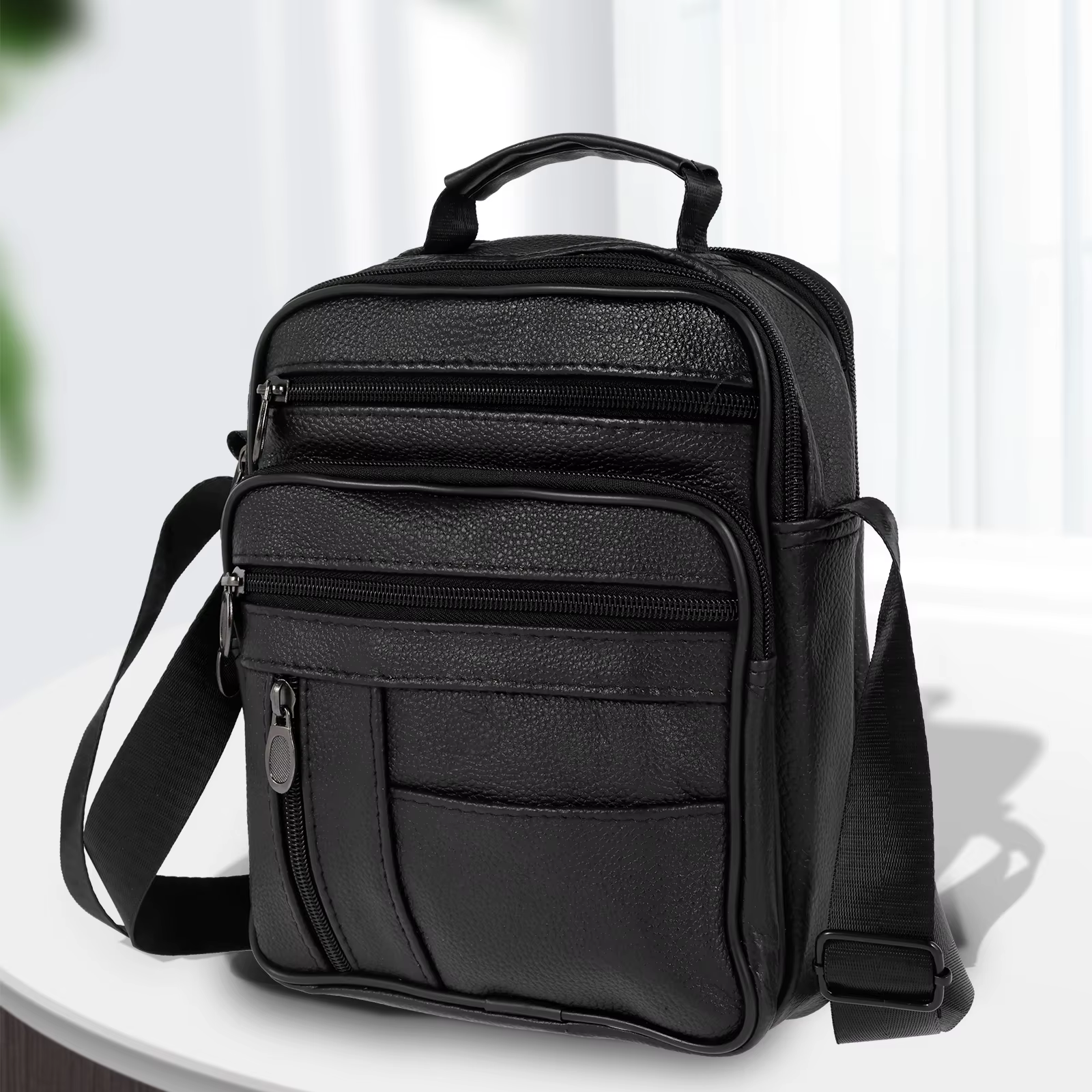 Sac à bandoulière en cuir pour hommes