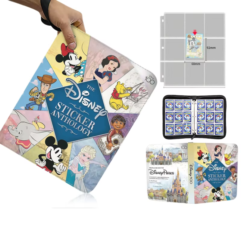 Album de cartes et de badges Disney 100e anniversaire