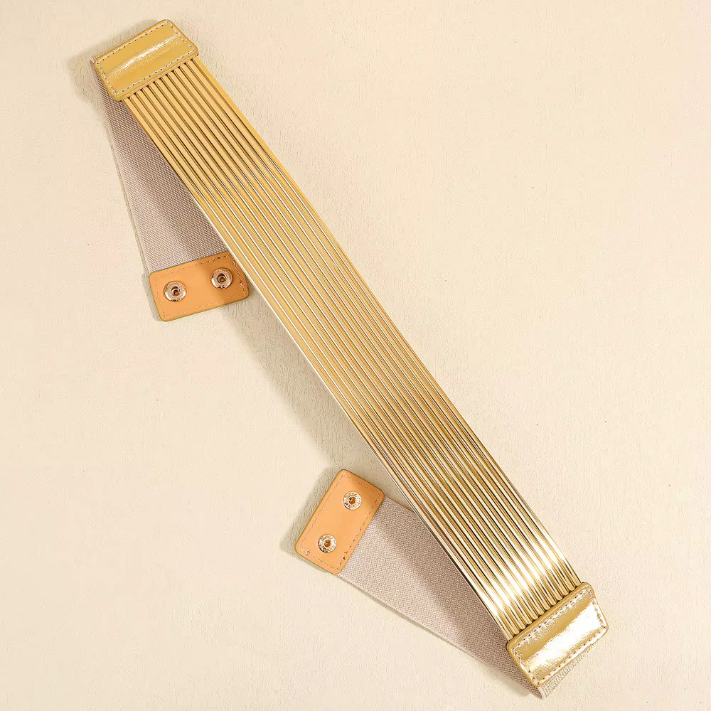 Ceinture de taille dorée à la mode