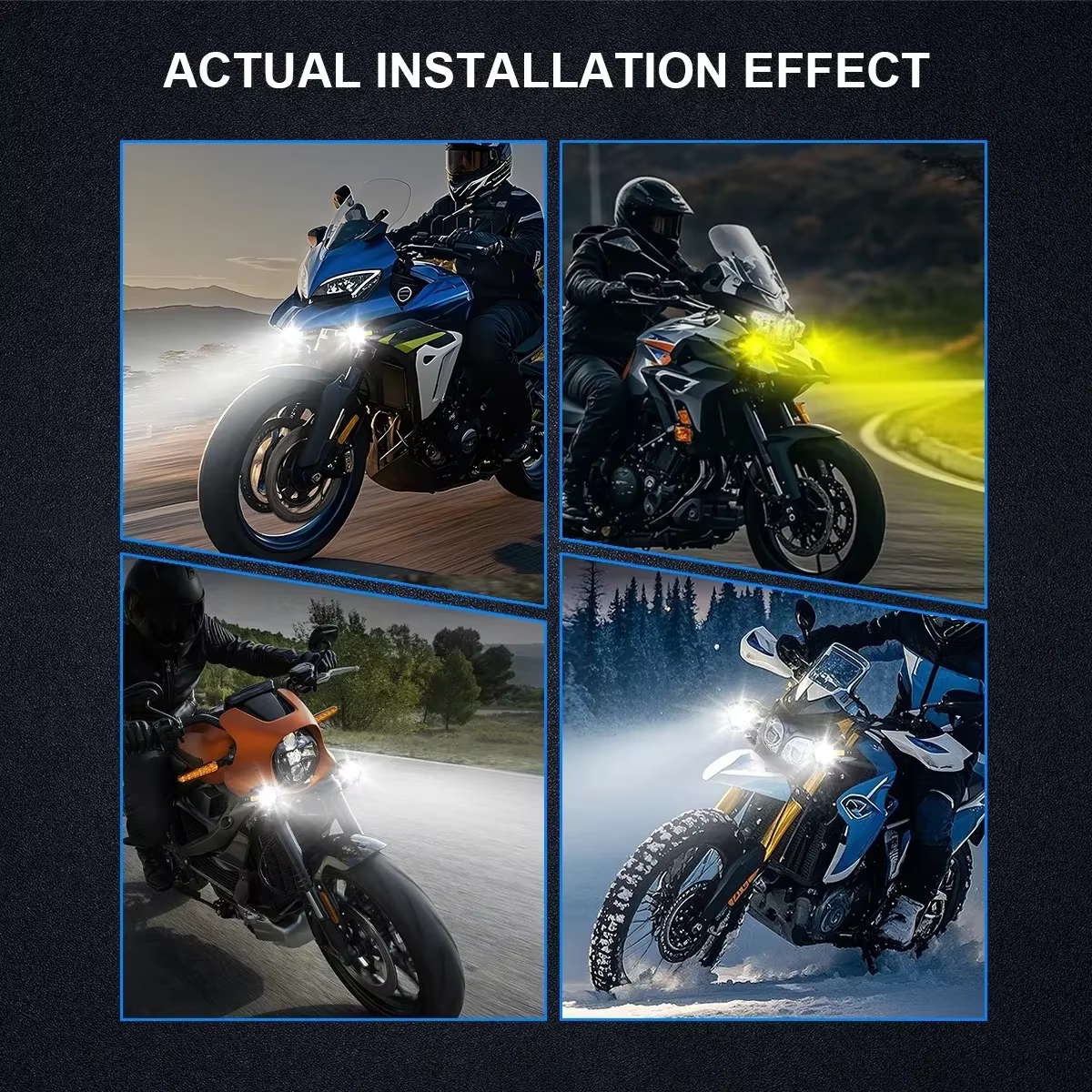 Feu de conduite Laser longue portée pour moto, Super phare antibrouillard avant pour BMW Honda Yamaha Suzuki 4x4 ATV camion vélo SUV