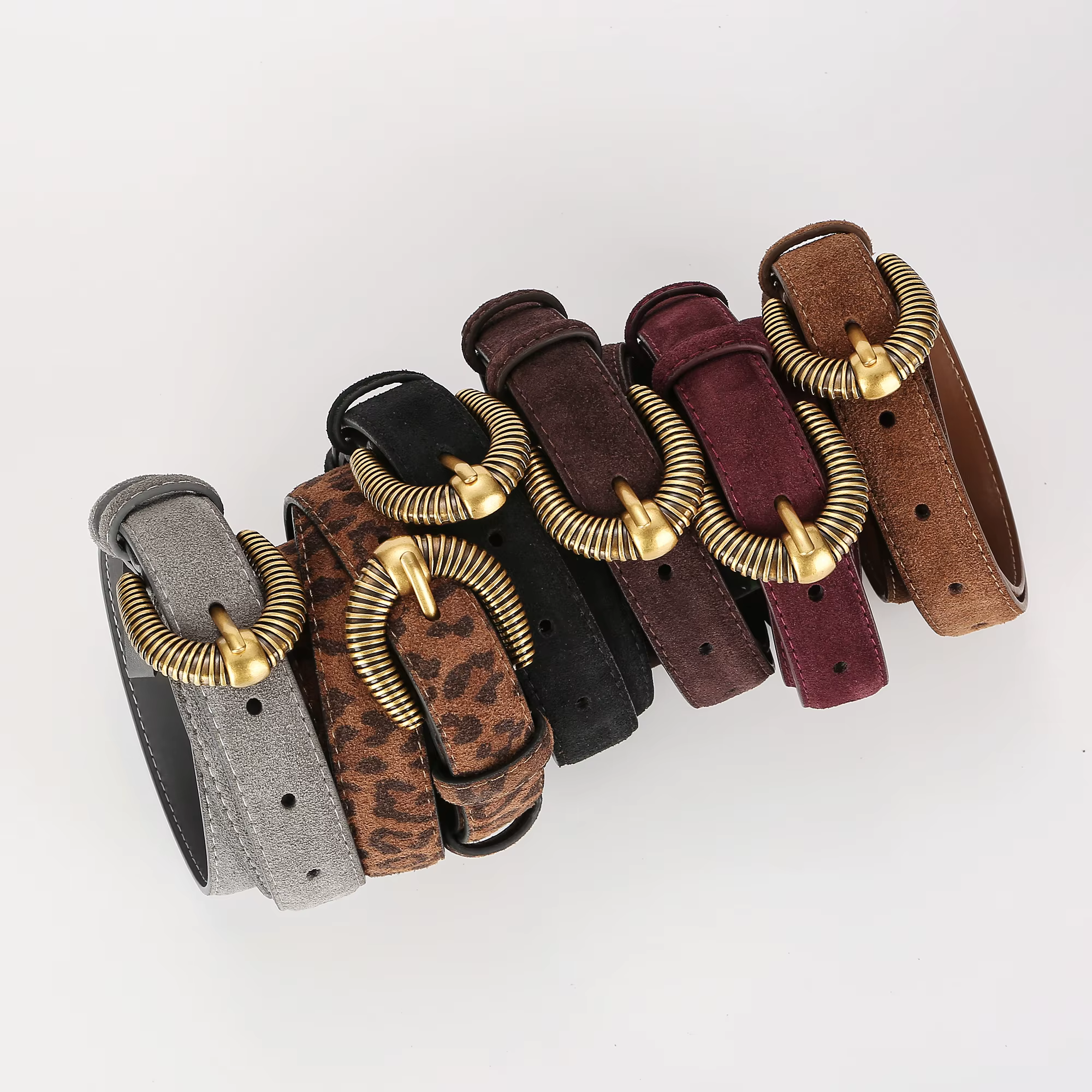 Ceinture en daim pour femmes