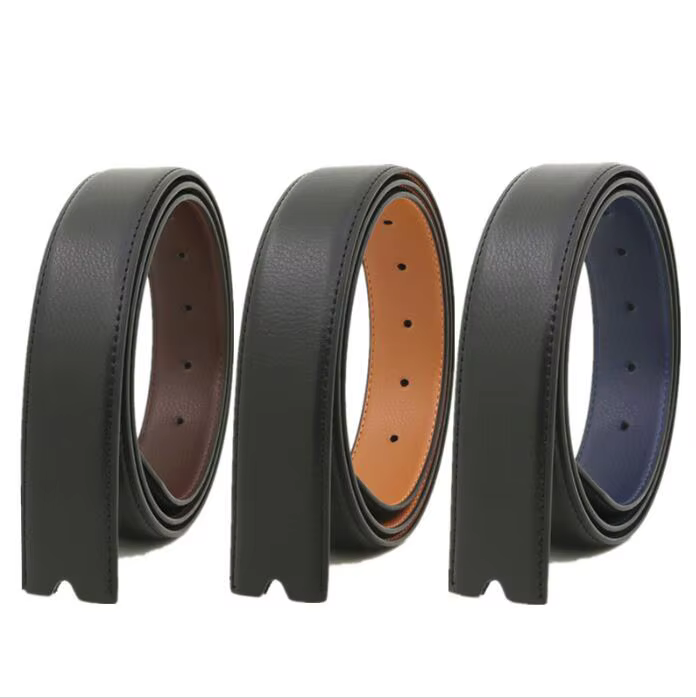 Ceinture sans boucle 3.3CM pour hommes et femmes, haute qualité