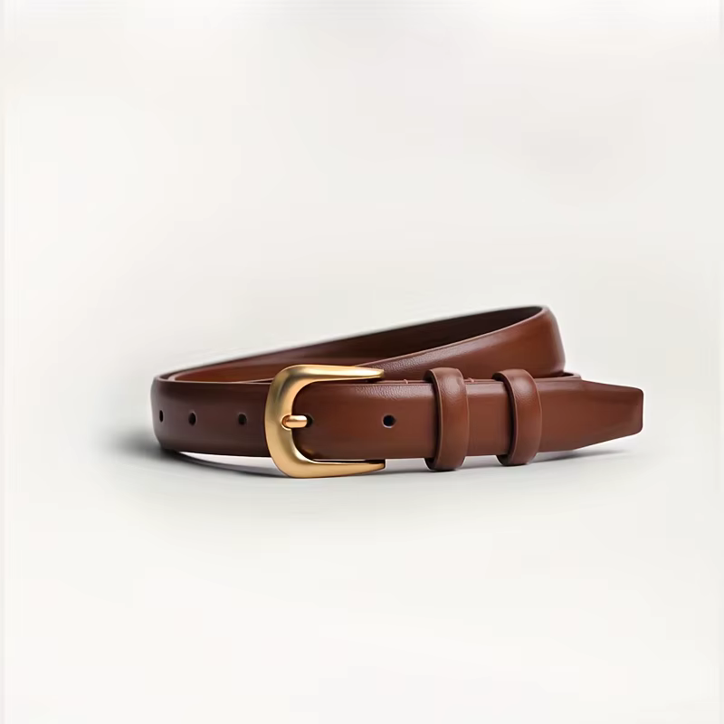 Ceinture simple décorative noire pour femmes