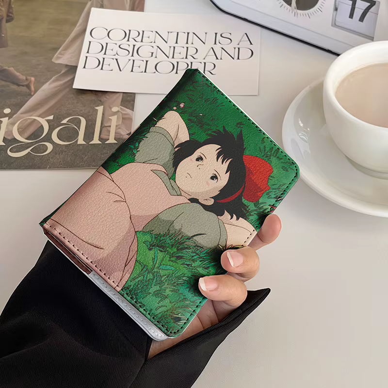 Porte-passeport animé japonais