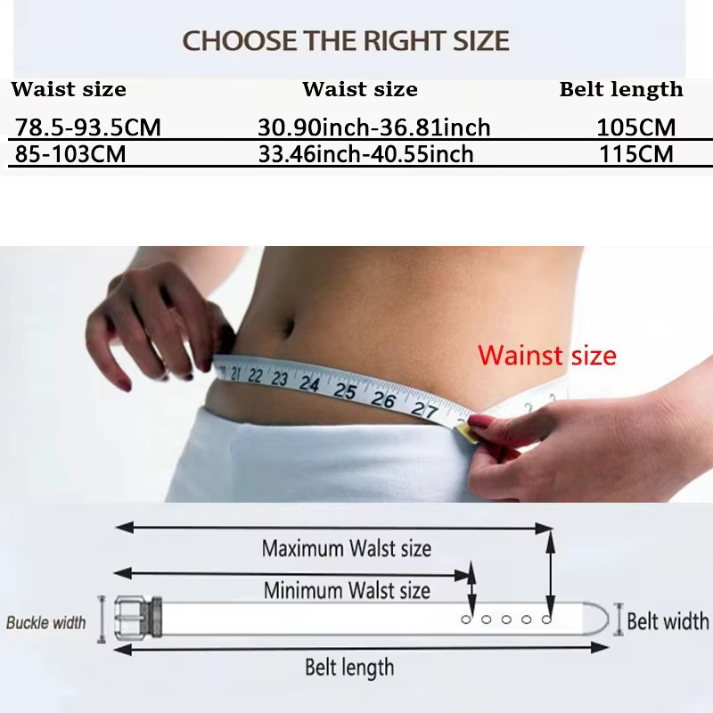 Ceinture en cuir PU pour femmes