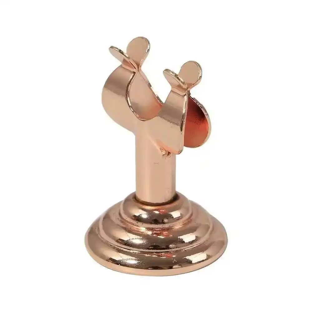 37x30mm en acier inoxydable en forme de U Mini numéro de Table Place porte-carte support de menu pour mariage Restaurant décoration de la maison argent