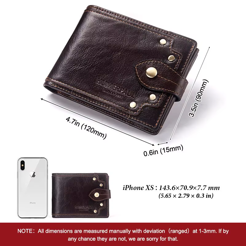 Portefeuille en Cuir group pour Homme