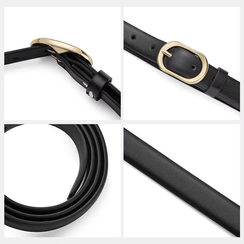 Ceinture en cuir PU pour femmes