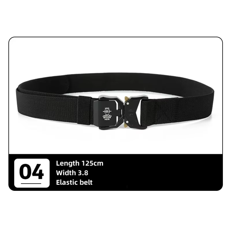 Nouvelle ceinture tactique ceinture élastique à dégagement rapide outillage décontracté ceinture d'entraînement ceinture de pantalon pour hommes