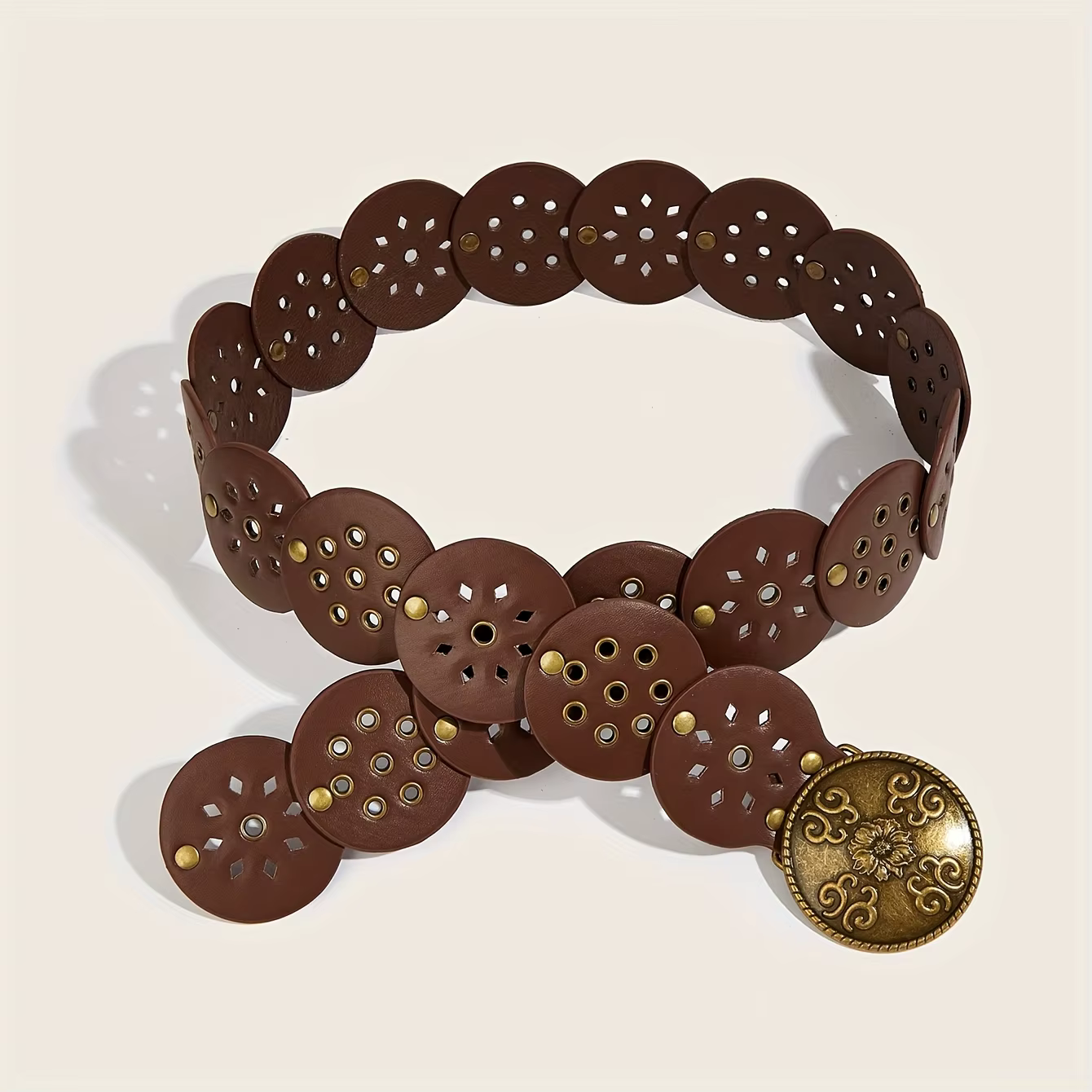 Ceinture bohème marron pour femmes