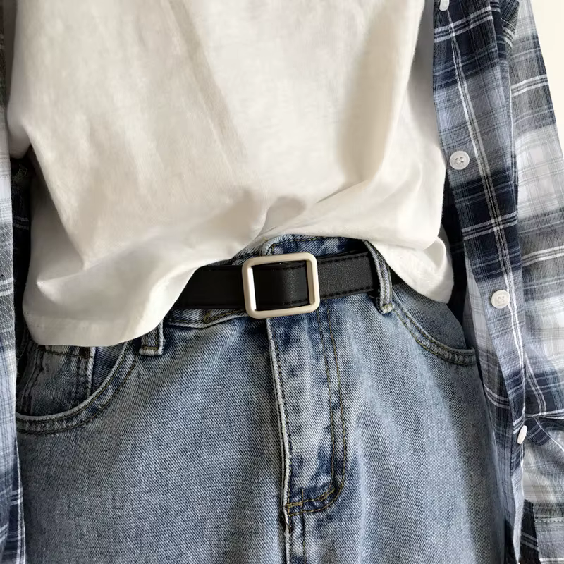 Ceinture en cuir PU pour femmes