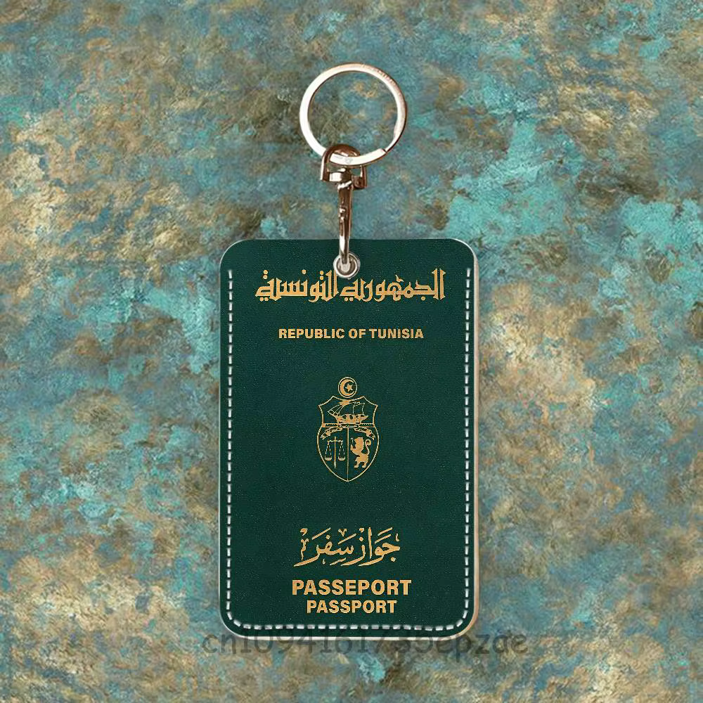 France passeport de voyage yémen Oman étui pour cartes d'accès personnalisé porte-carte en cuir porte-clés
