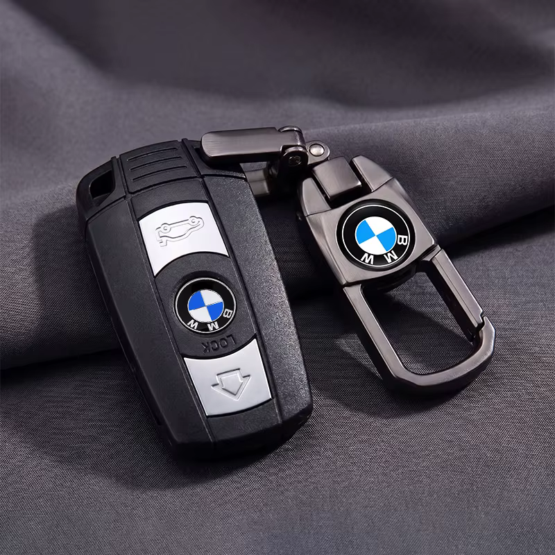 Porte-clés de voiture en métal avec boucle de ceinture et mousqueton pour BMW X1 X2 X3 X5 X4 X6 X7 G30 G20 G32 G11 G12 F40 F30 F20 F10 F34 F07 F44
