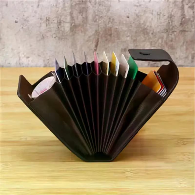 Porte-cartes en cuir PU pour hommes et femmes