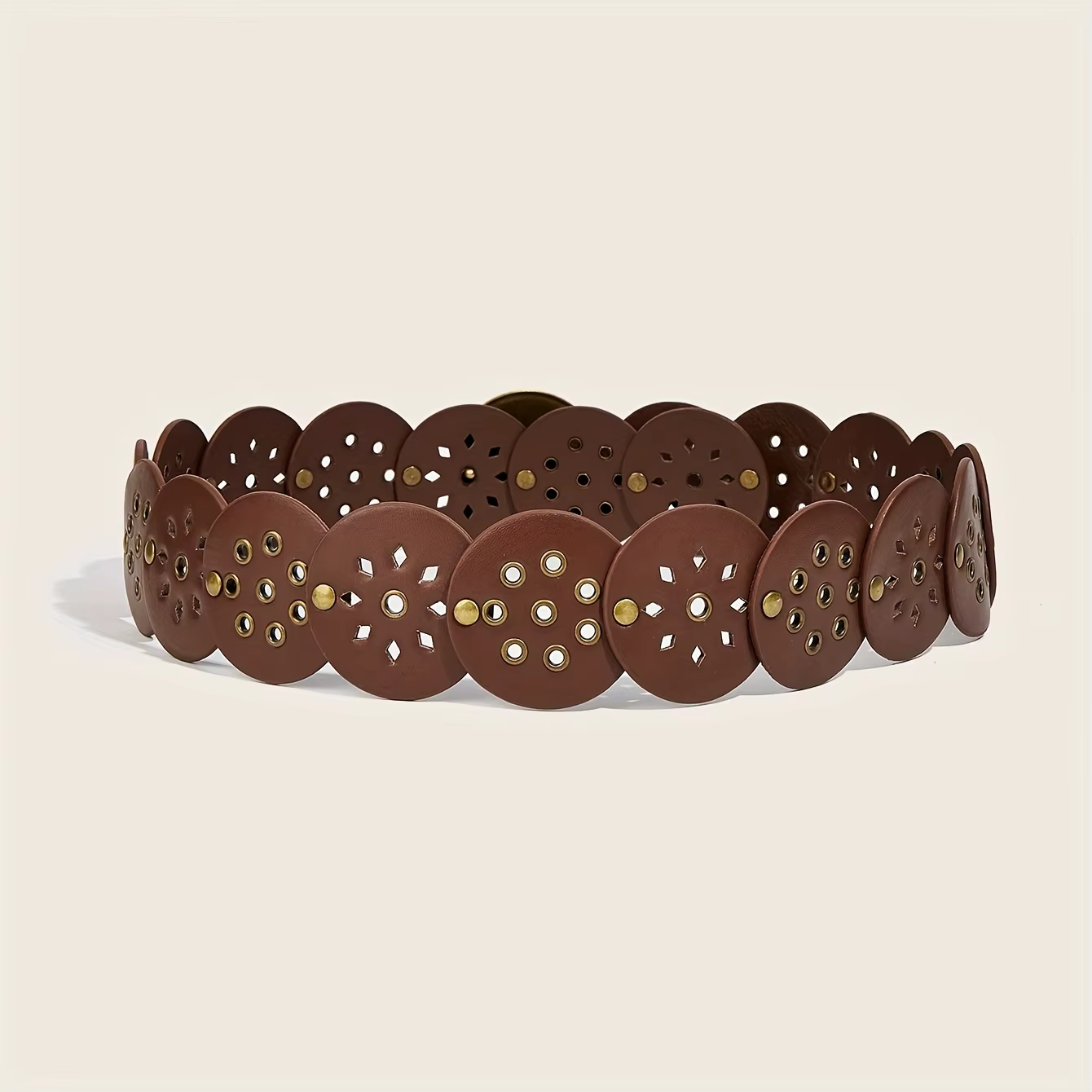 Ceinture bohème marron pour femmes
