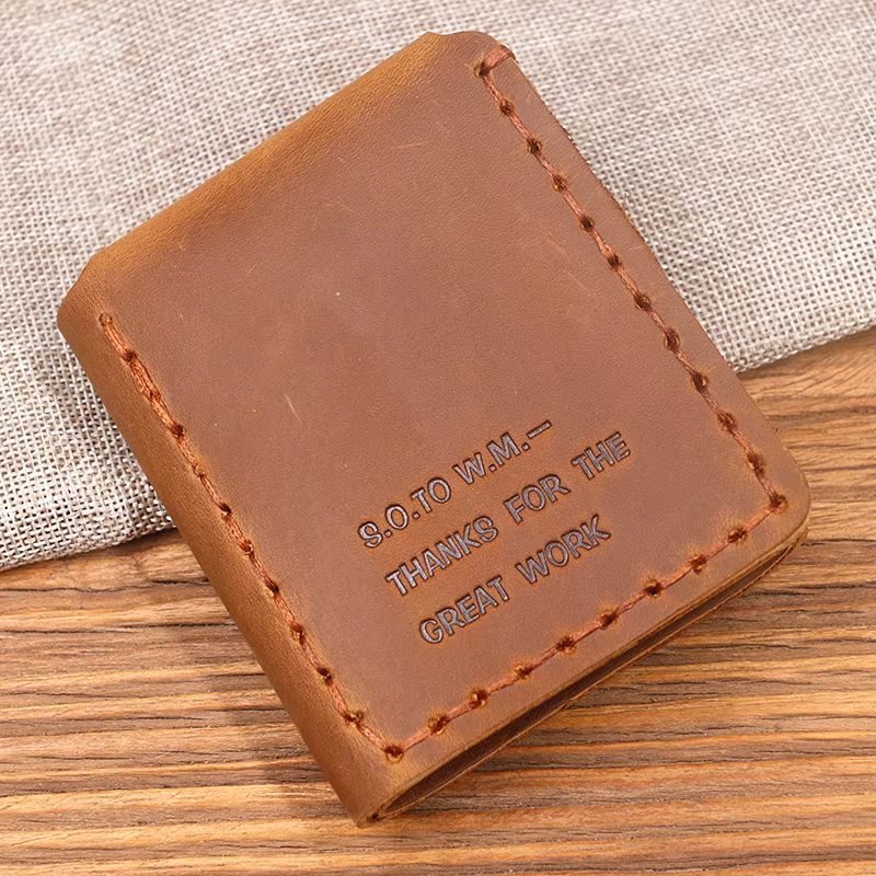 100% portefeuille en cuir véritable hommes la vie secrète de Walter Mitty