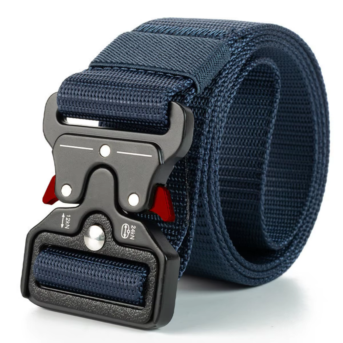 Ceinture tactique à boucle en plastique pour hommes