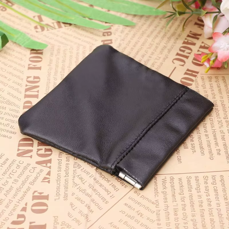 Porte-monnaie en cuir court portefeuille sac femmes hommes petit Mini enfants fille argent changement clé écouteurs voyage porte-carte de crédit