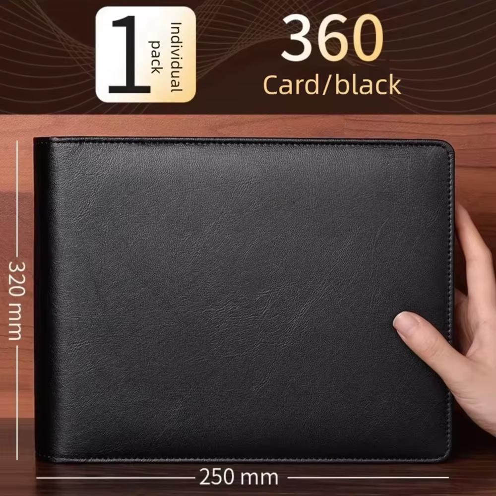 Porte-cartes en cuir PU tendance