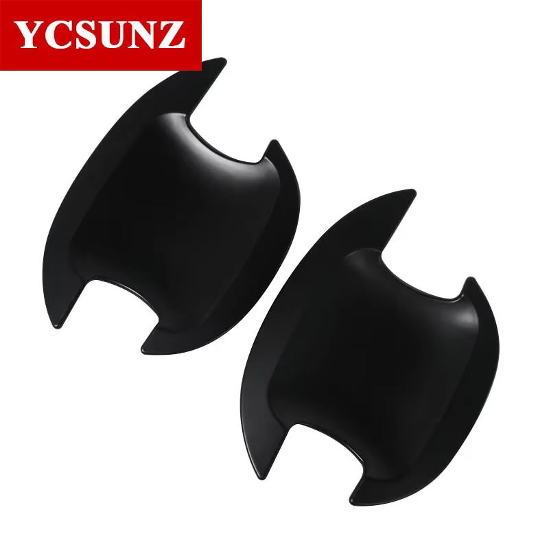Couvre-poignée de porte noir mat pour VW Volkswagen Amarok 2024 2025 2026 Double Cabine Accessoires de voiture
