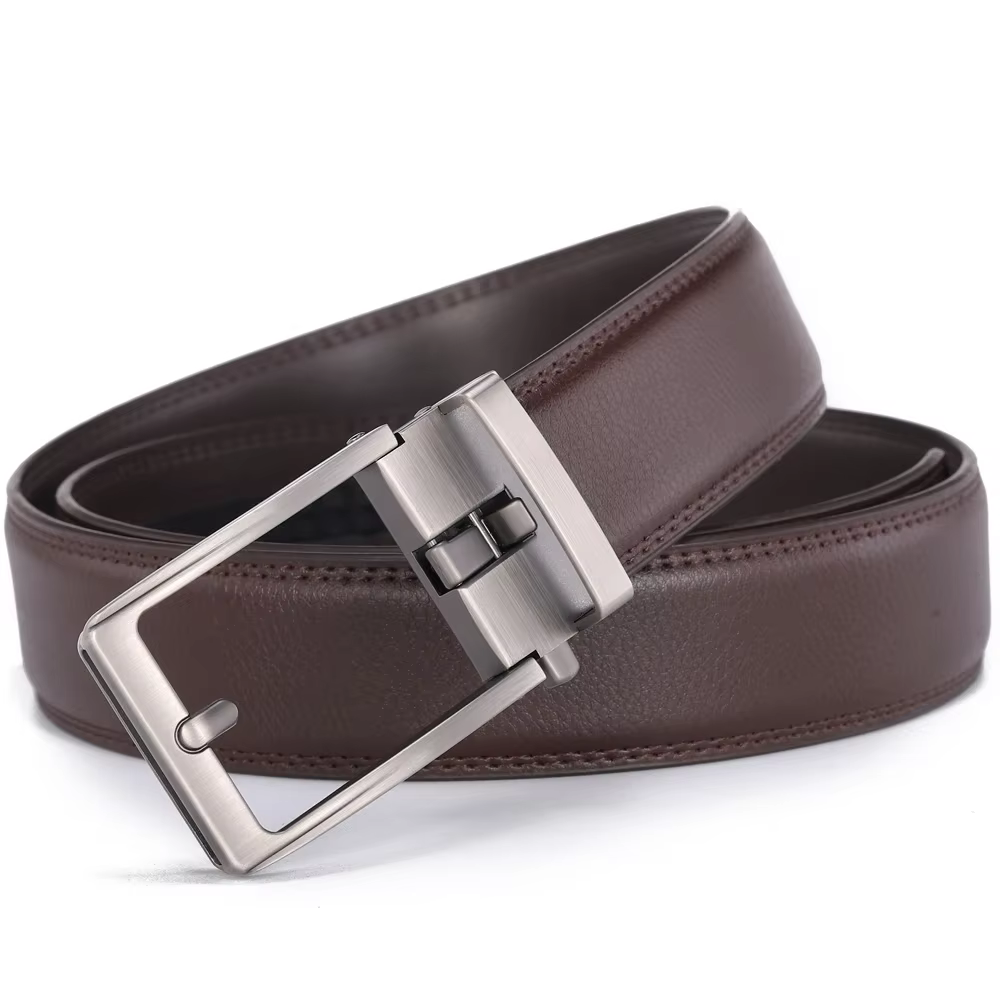 Ceintures clic pour hommes marque de luxe concepteur boucle automatique véritable Original en cuir