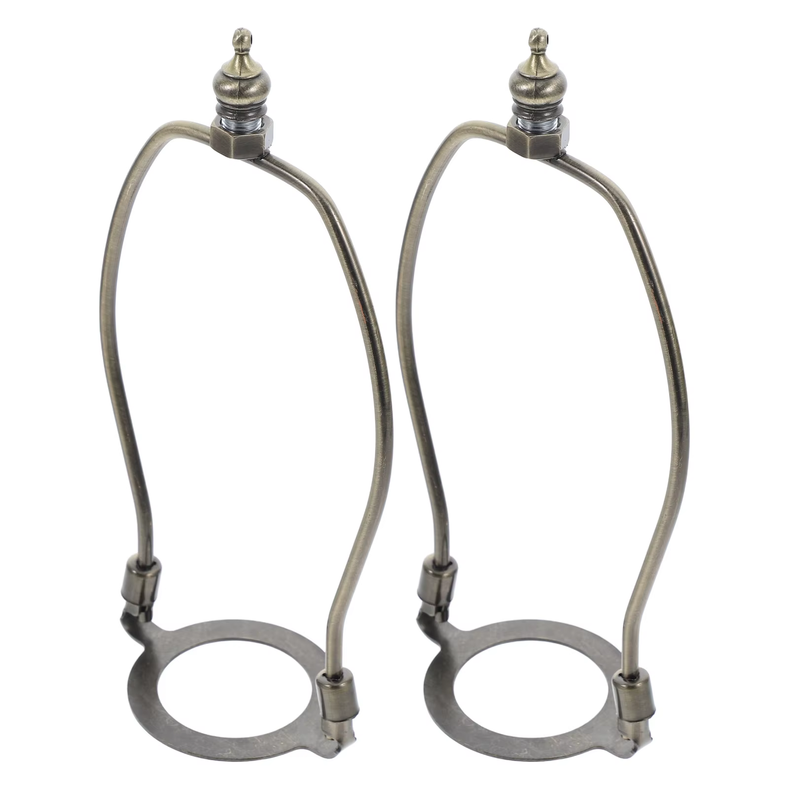 2 pièces lampe cintre lampe harpe abat-jour support cadre support accessoires d'éclairage suspension ampoule lustre décoration rétro