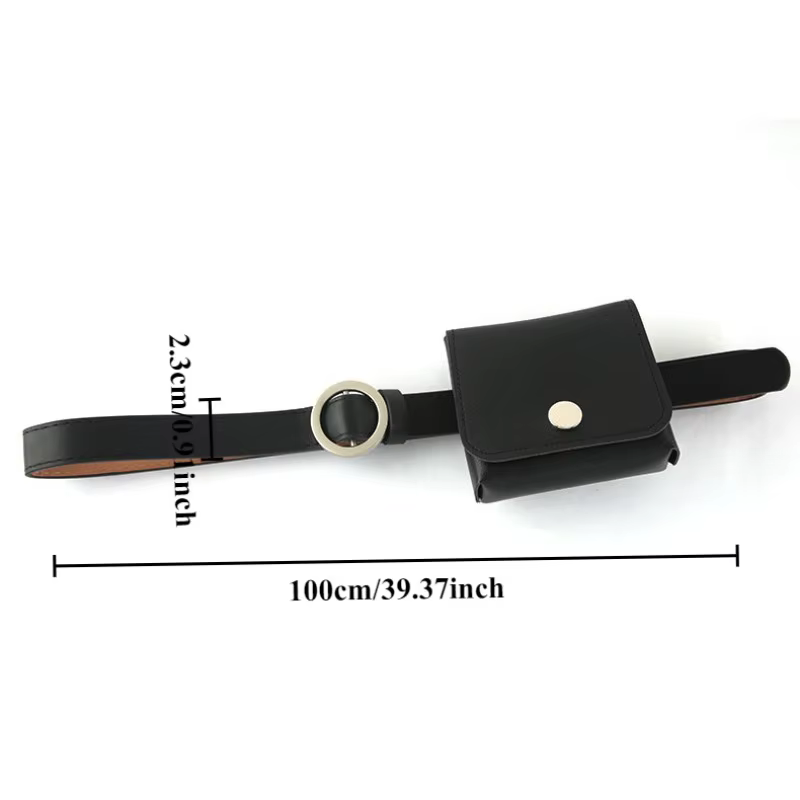 Ceinture en cuir tendance pour femme