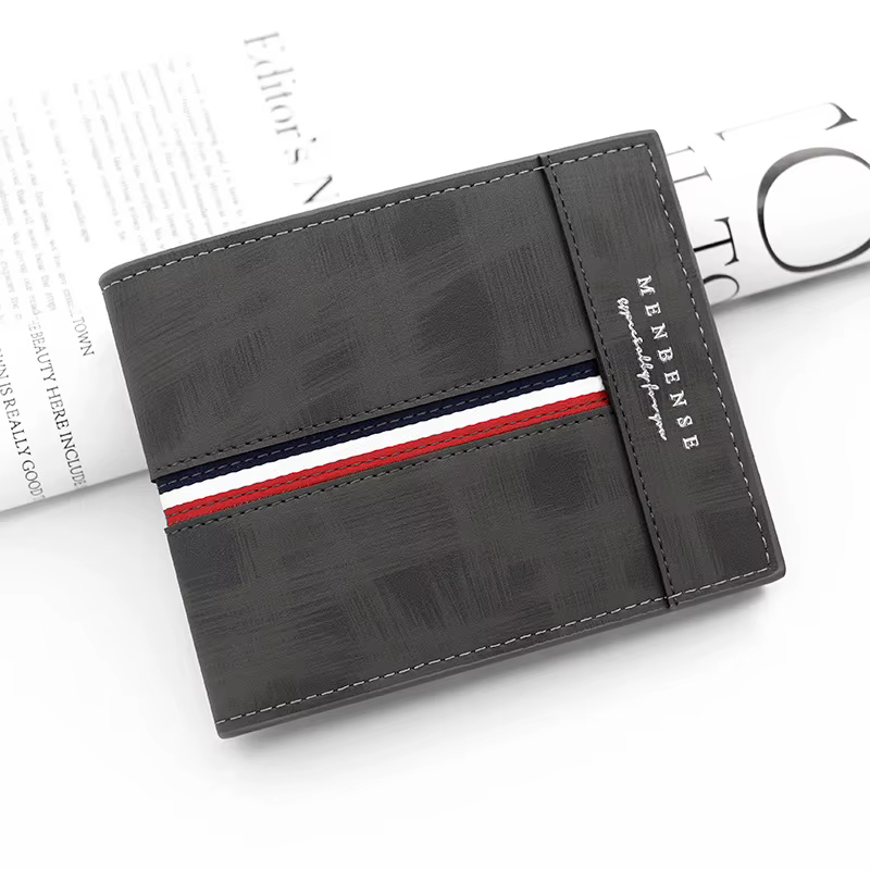 Portefeuille court mince de luxe pour hommes