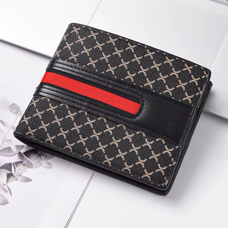 Portefeuille en cuir multi-fentes pour cartes pour hommes