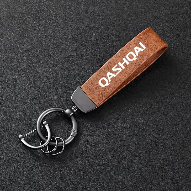 Porte-clés de voiture en cuir de haute qualité