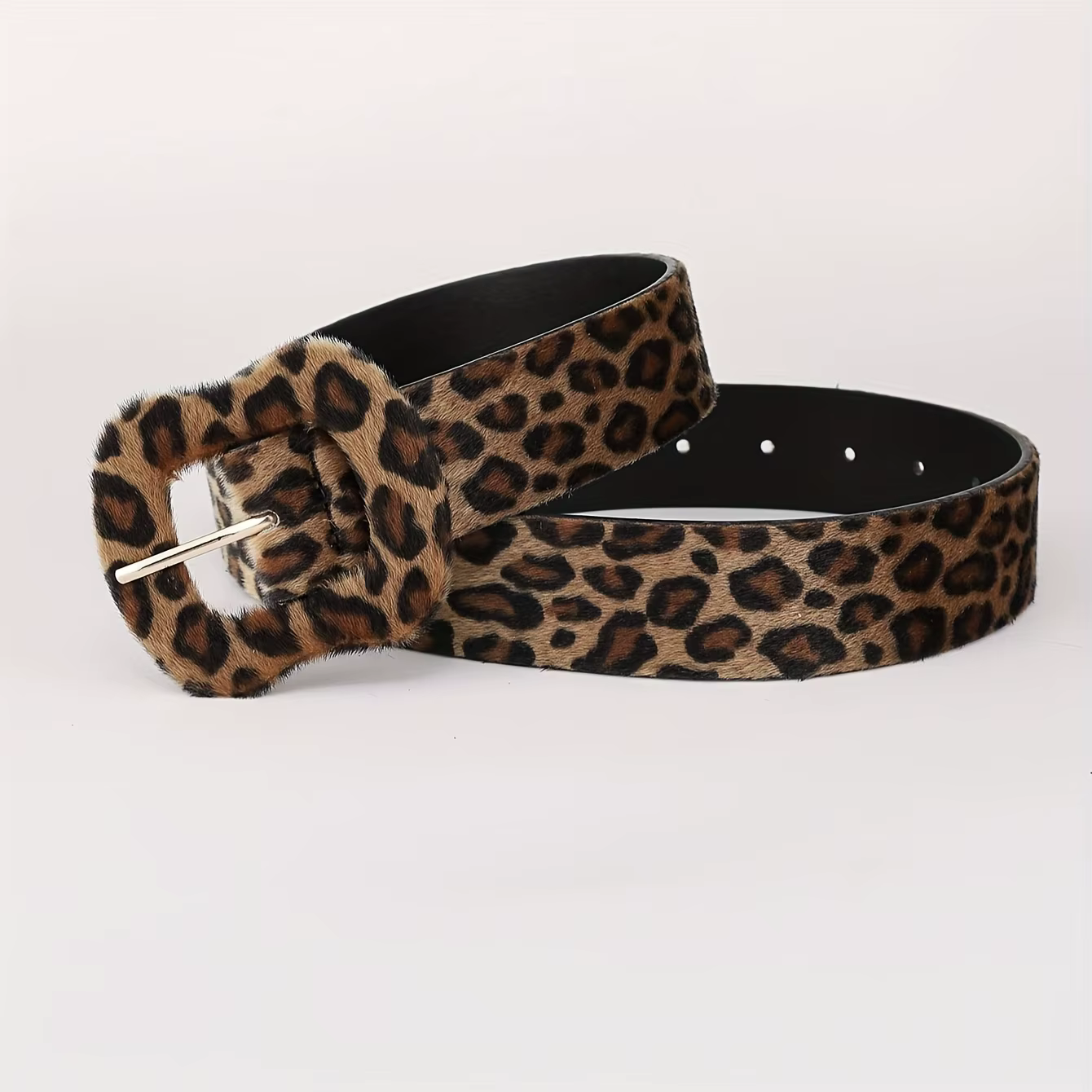 1 ceinture à imprimé léopard pour femme