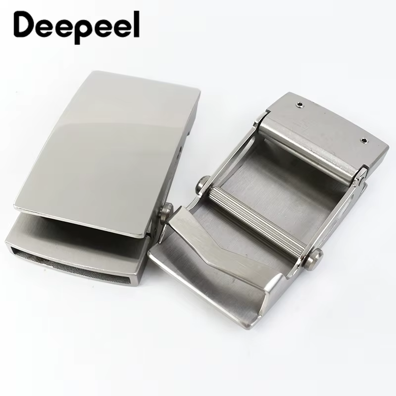 Boucle de ceinture pour hommes, 36/39mm, boucles en acier inoxydable, tête automatique pour ceintures 35/38mm, bricolage, accessoires artisanaux en cuir