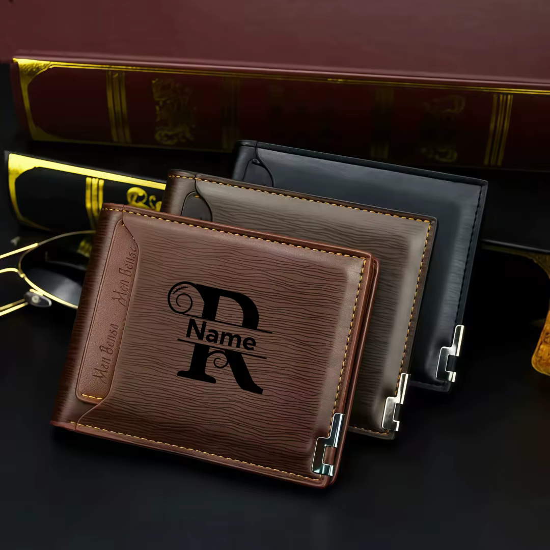 Portefeuille personnalisé pour homme