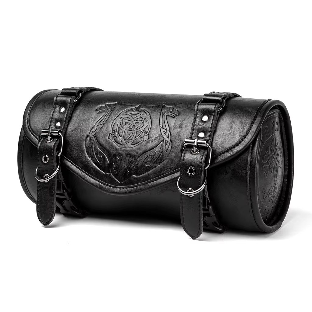 Sac suspendu en cuir Pu noir