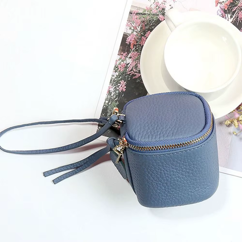 Petite trousse de toilette en cuir PU