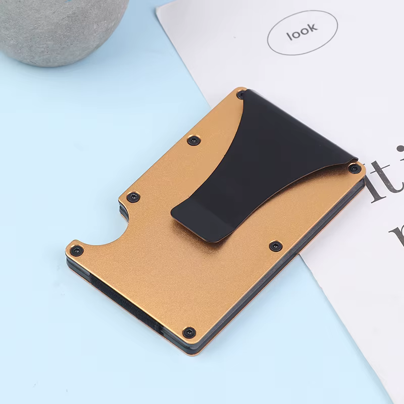 Portefeuille fin minimaliste pour hommes et femmes