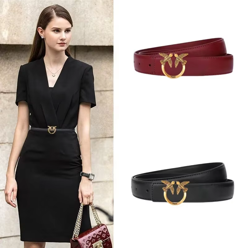 Ceinture de luxe Pinko pour femme 2026 en PU