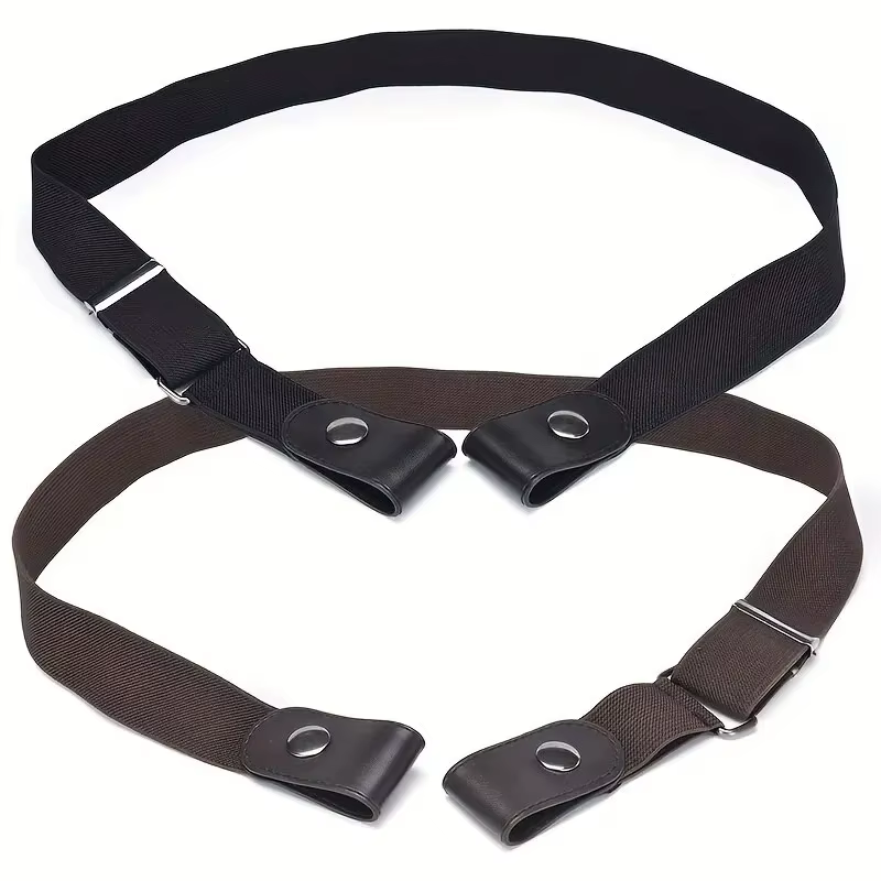 Ceinture élastique Simple et à la mode pour hommes et femmes