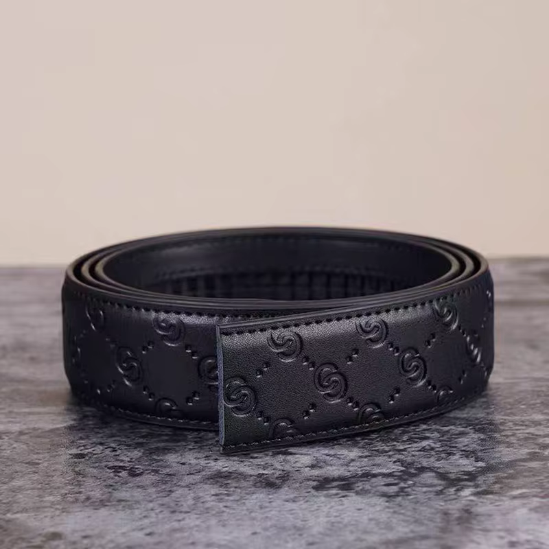 Ceinture Double G en cuir PU pour hommes