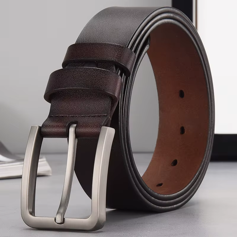 Ceinture pour homme en cuir véritable