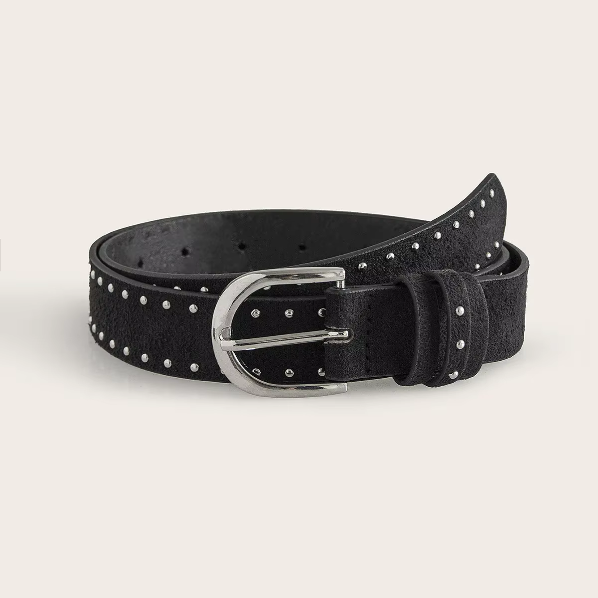 Ceinture de Cowgirl en daim couleur mûrier pour femmes