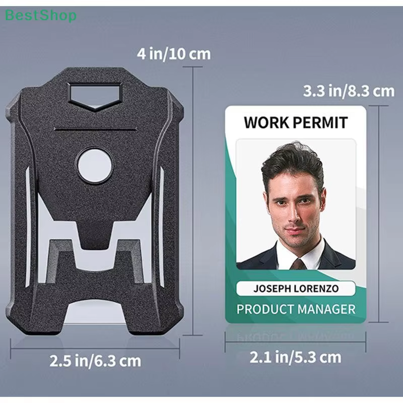 ★ ★ ★ Porte-carte d'identité, accessoires, mousqueton, porte-Badge rétractable