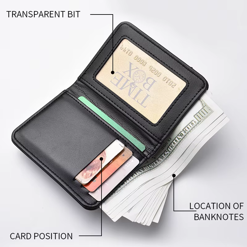 Emblème de voiture portefeuille souple en cuir Mini porte-monnaie pour cartes de crédit petit portefeuille Portable pour Opel Astra H Insignia Mokka Zafira Corsa Vectra