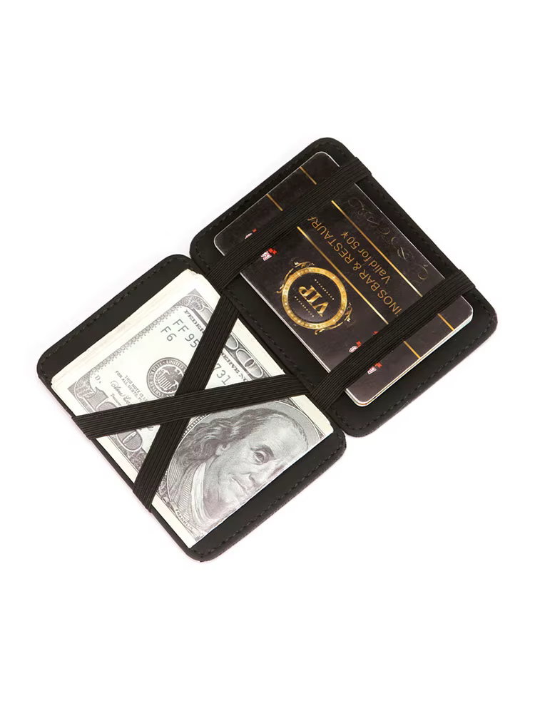 Mini portefeuille en cuir PU pour hommes